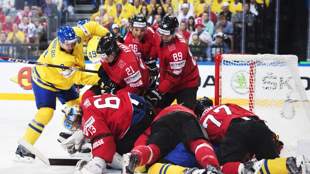 Utkání Švédsko - Švýcarsko