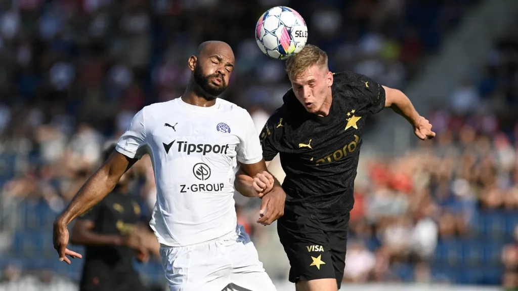 Slovácko – Slavia, Rigino Cicilia a David Zima