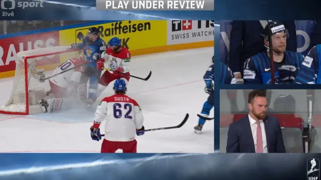 Neuznaný gól Finů ve čtvrtfinále