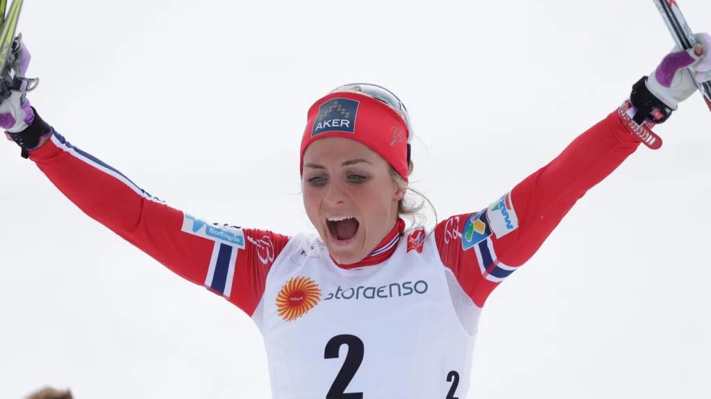 Slavící Therese Johaugová