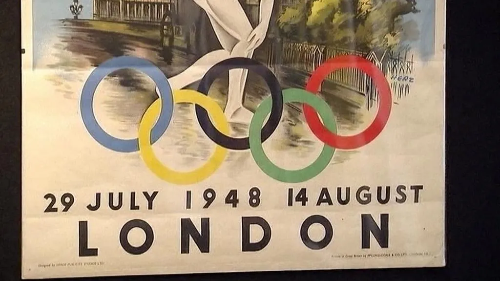 Plakát k olympiádě v Londýně z roku 1948