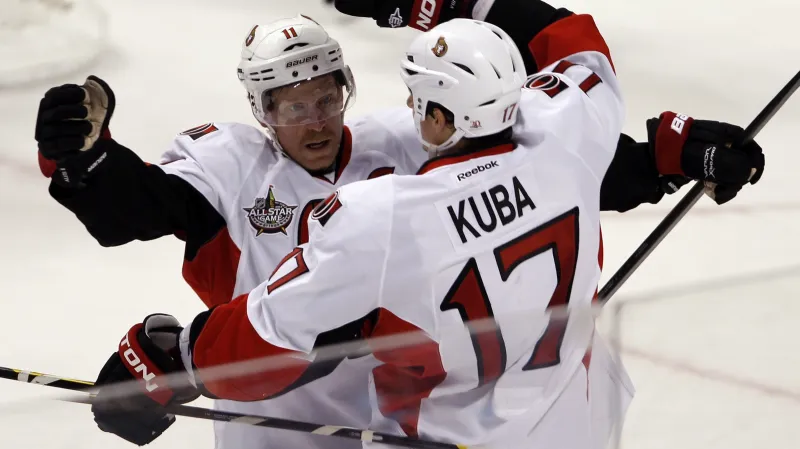 Daniel Alfredsson a Filip Kuba