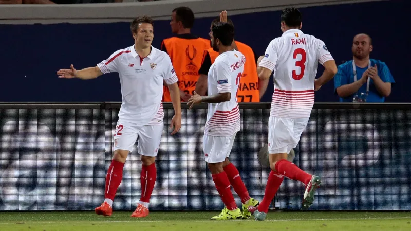 Radost fotbalistů Sevilly