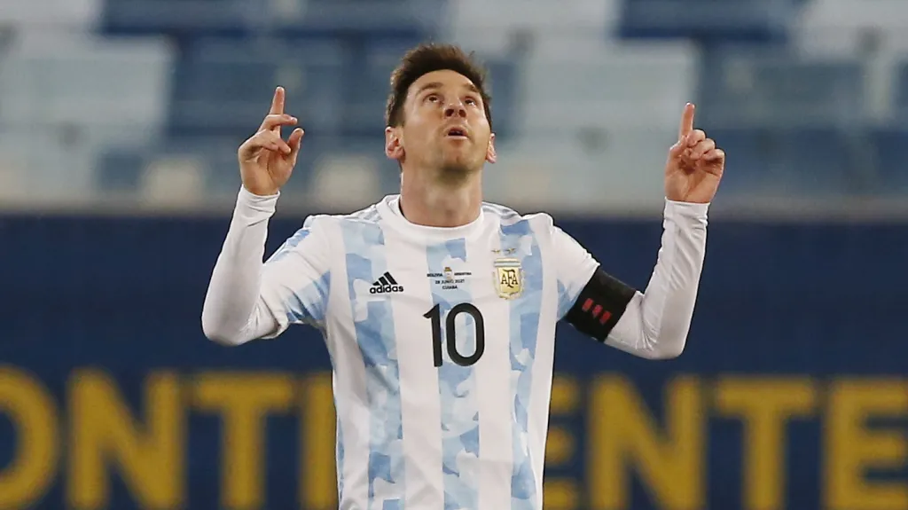 Argentinský kapitán Lionel Messi