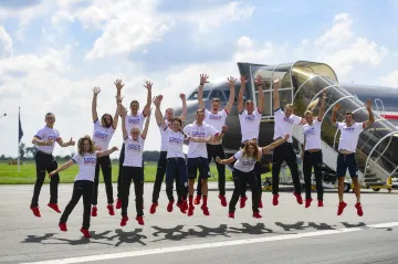 Čeští sportovci před odletem na olympijské hry v Tokiu