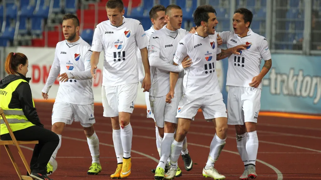 Radost fotbalistů Ostravy