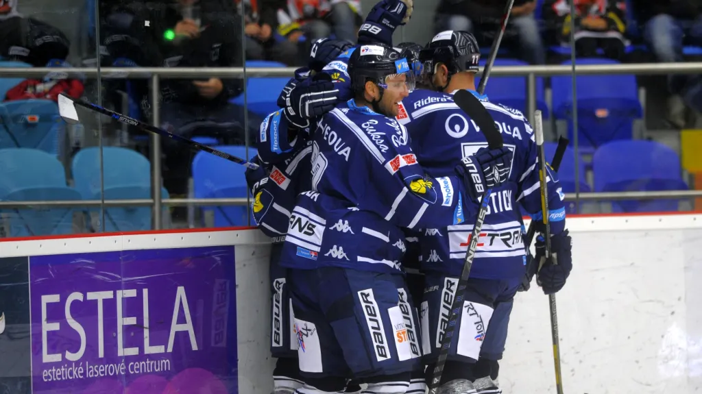 Slavící hokejisté Vítkovic