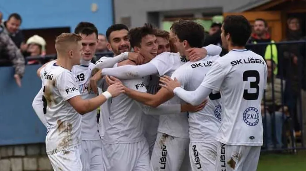 Radost fotbalistů Líšně