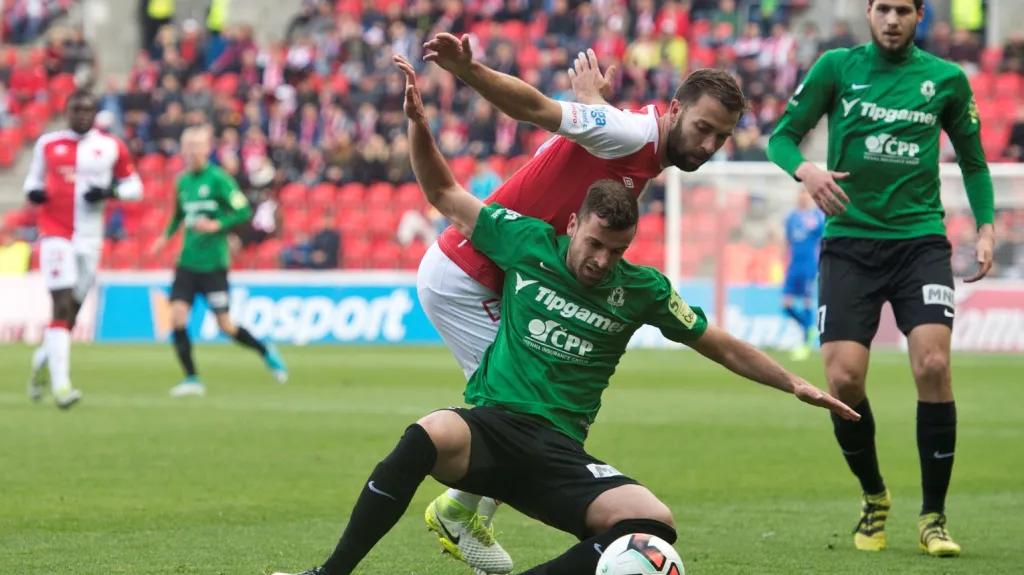 Utkání Slavia - Jablonec