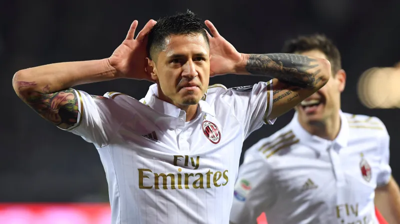 Slavící hráči AC Milán