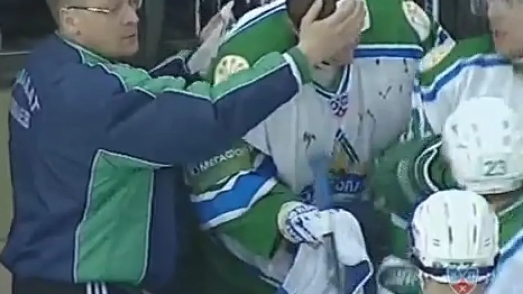 Napadený brankář Vitalij Kolesnik