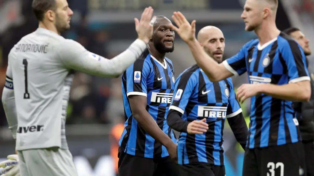 Fotbalisté Interu Milán