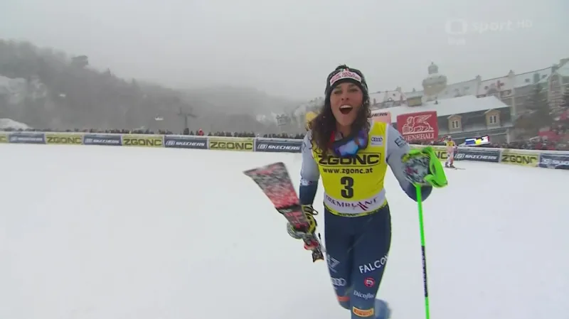 Vyvrcholení 2. kola obřího slalomu v Tremblantu