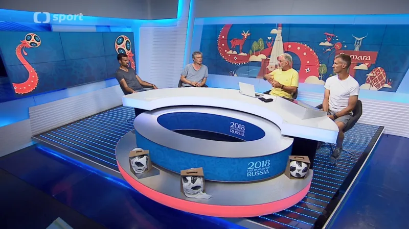 Studio České televize k MS ve fotbale