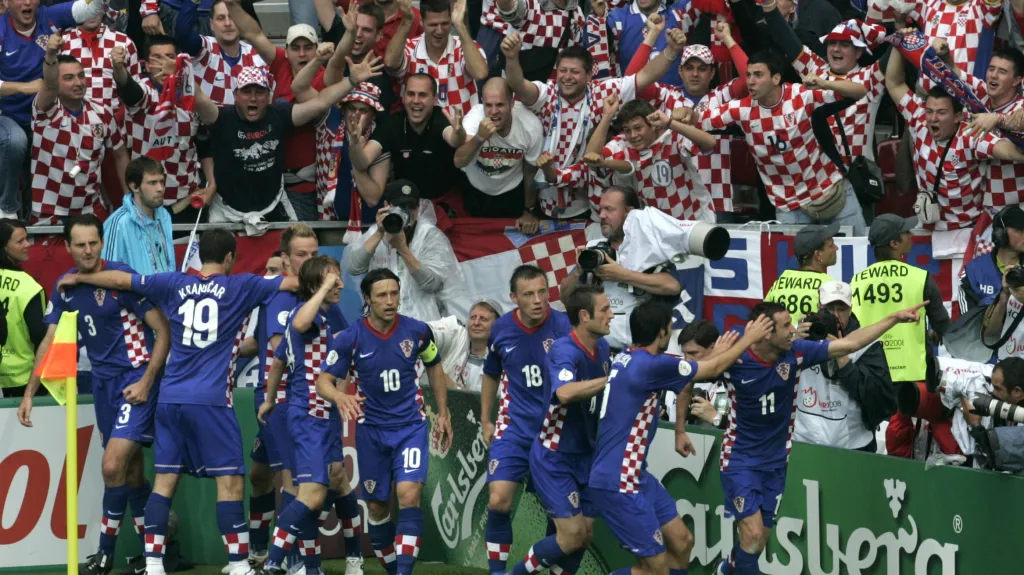Radost chorvatských fotbalistů