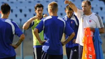 Slováci se připravují na kvalifikační duel s Českou republikou