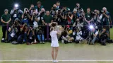 Vítězka Wimbledonu Petra Kvitová