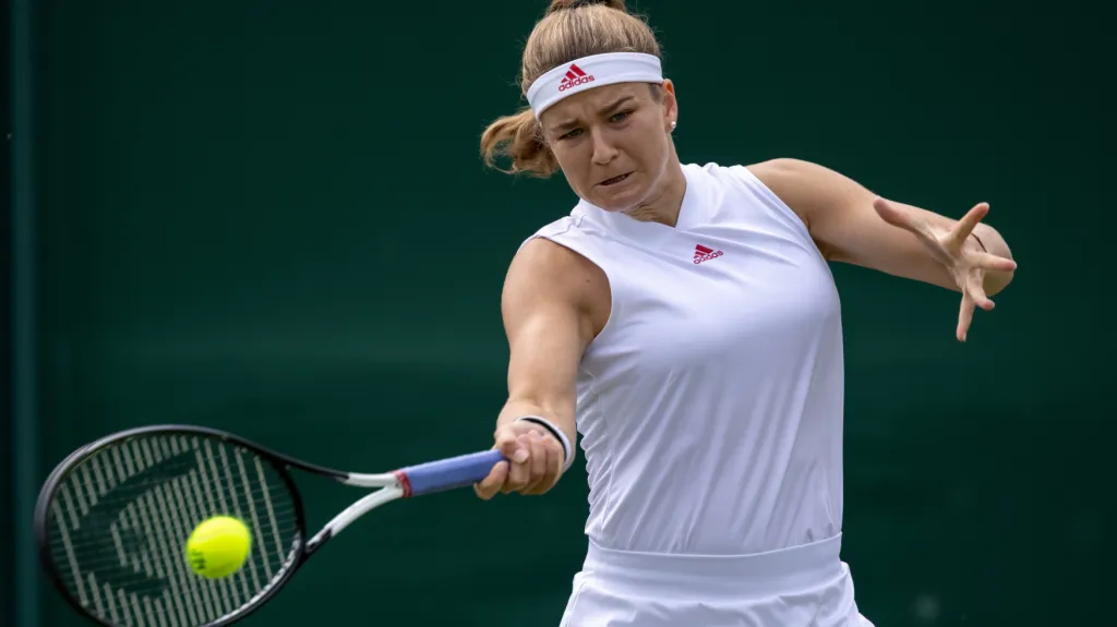 Karolína Muchová na Wimbledonu