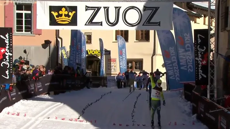 Závěr závodu ve Svatém Mořici - La Diagonela