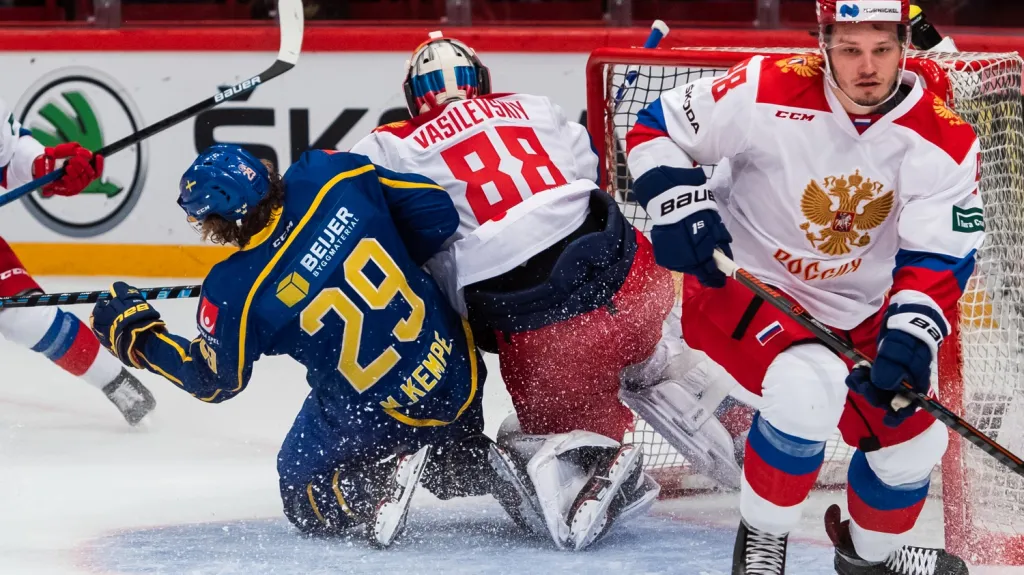 Utkání Švédsko - Rusko