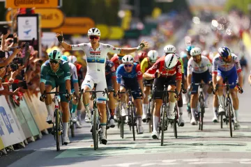 Tim Merlier vítězí v Chateauroux