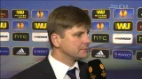 Ohlasy Dušana Uhrina ml. a hráčů po utkání se Šachtarem