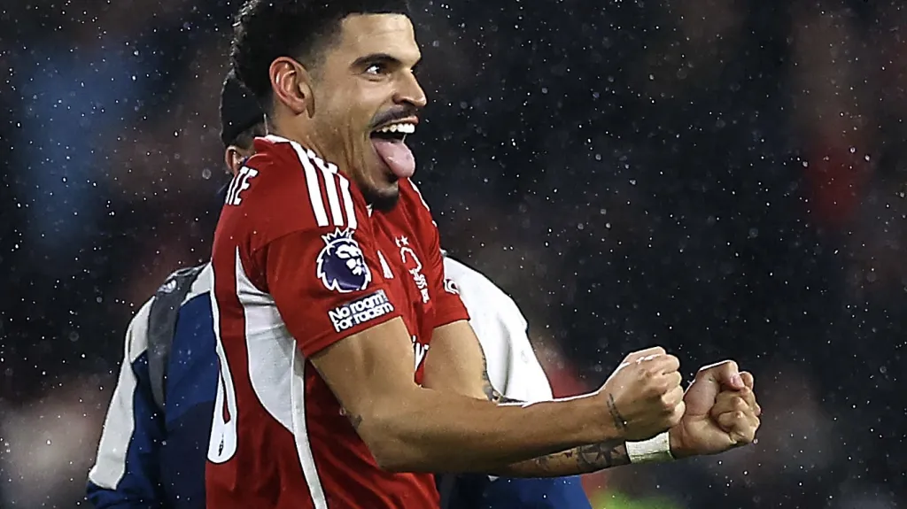 Morgan Gibbs-White z Nottinghamu po výhře nad Manchesterem United