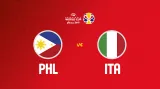 Sestřih utkání Filipíny - Itálie