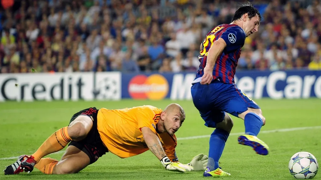 Utkání Barcelona - AC Milán