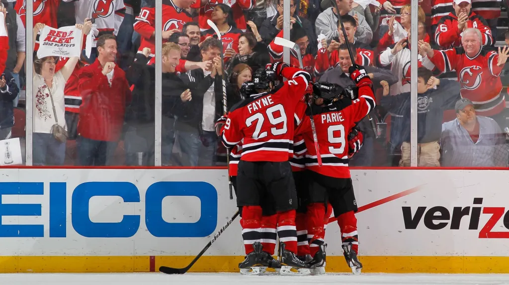 Radost hráčů New Jersey