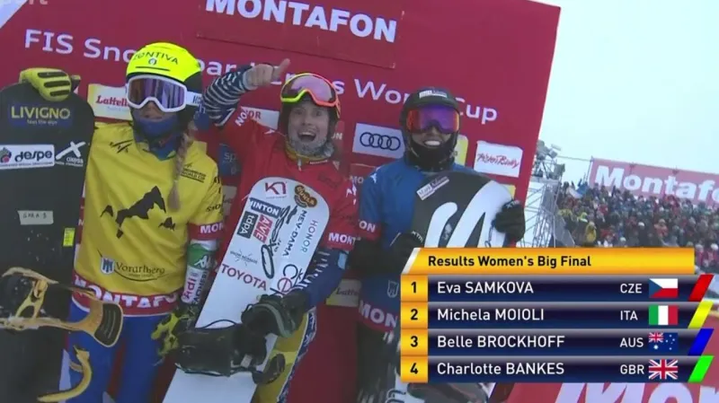 Vítězná jízda Samkové ve finále SP v Montafonu