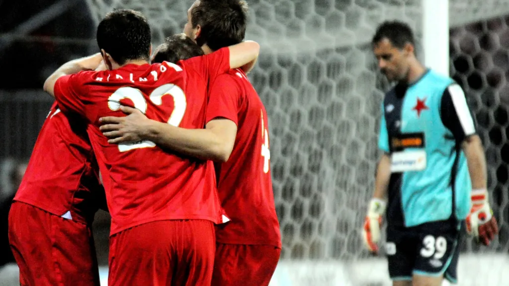 Radost brněnských fotbalistů