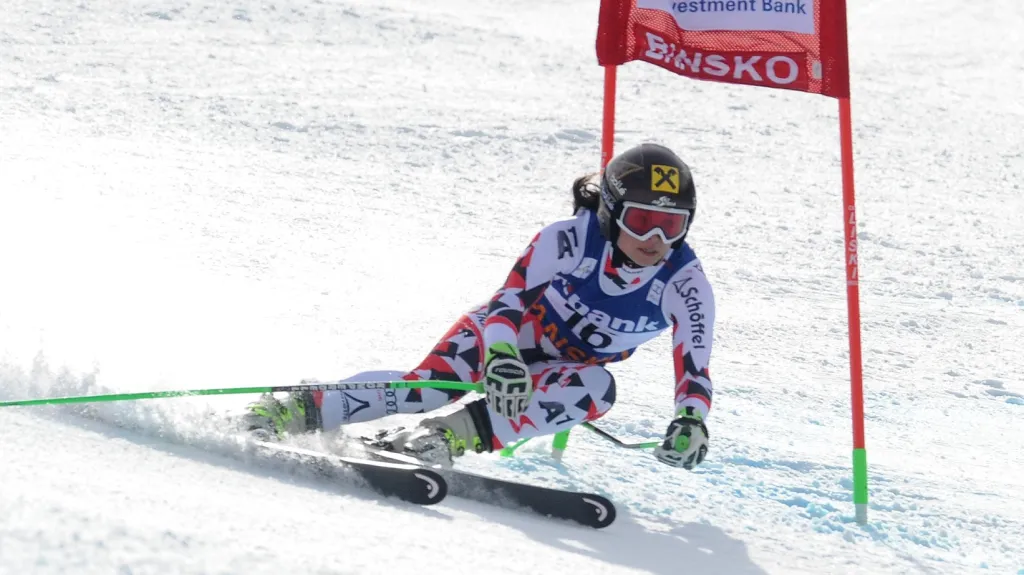 Rakouská lyžařka Anna Fenningerová 