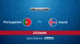 Záznam utkání Portugalsko - Island