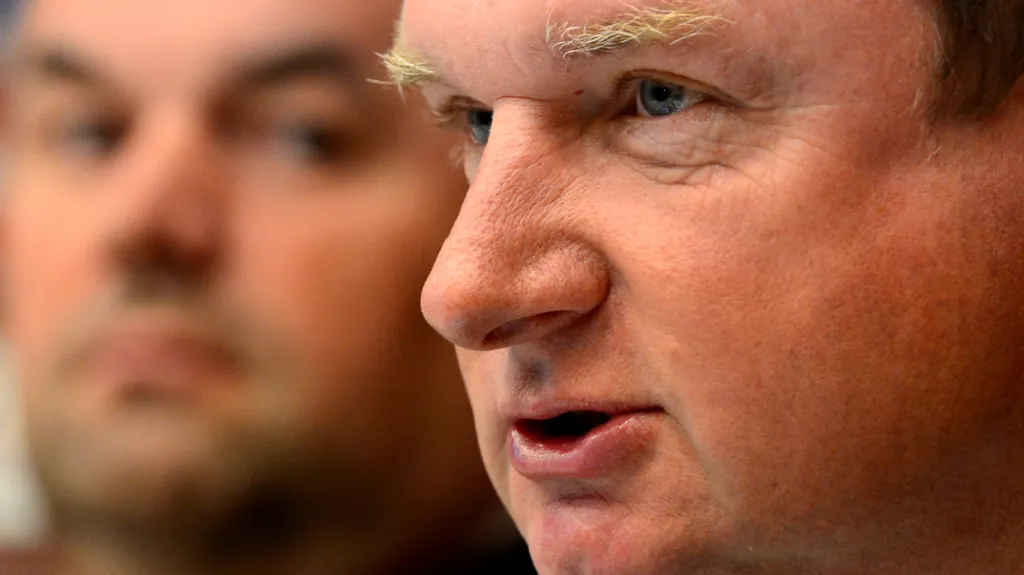 Pavel Vrba (vpravo), v pozadí Miroslav Pelta