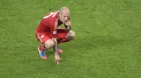 Zklamaný Arjen Robben