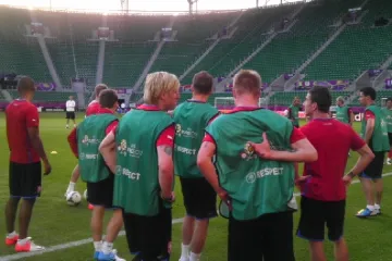 Trénink české reprezentace