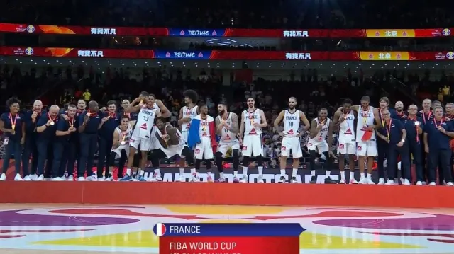 Medailový ceremoniál bronzové Francie