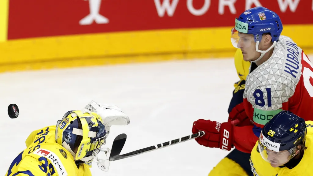 Dominik Kubalík v dresu národního týmu