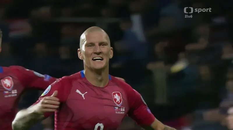 Gól v utkání Česko - Anglie: Ondrášek - 2:1 (85. min.)