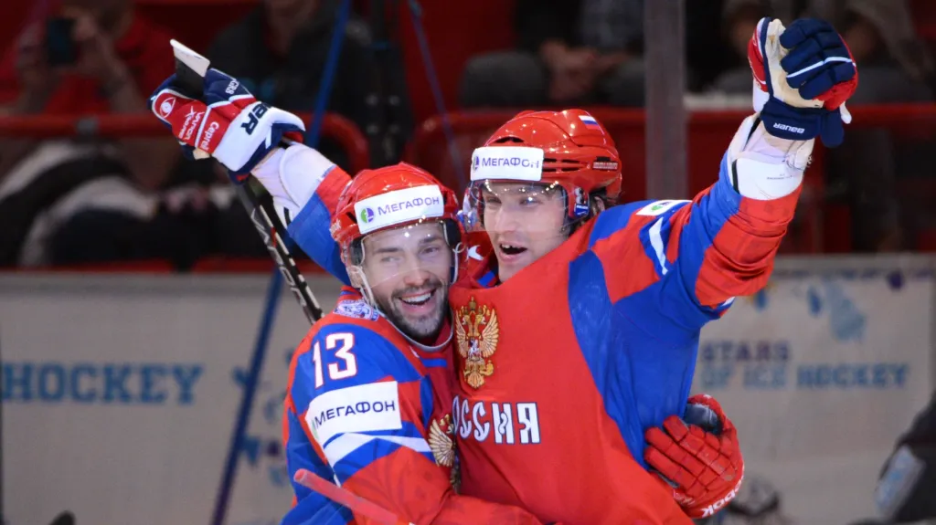 Pavel Dacjuk a Alexander Ovečkin