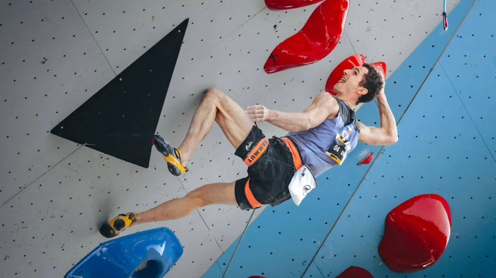Adam Ondra na olympijské kvalifikaci v Budapešti