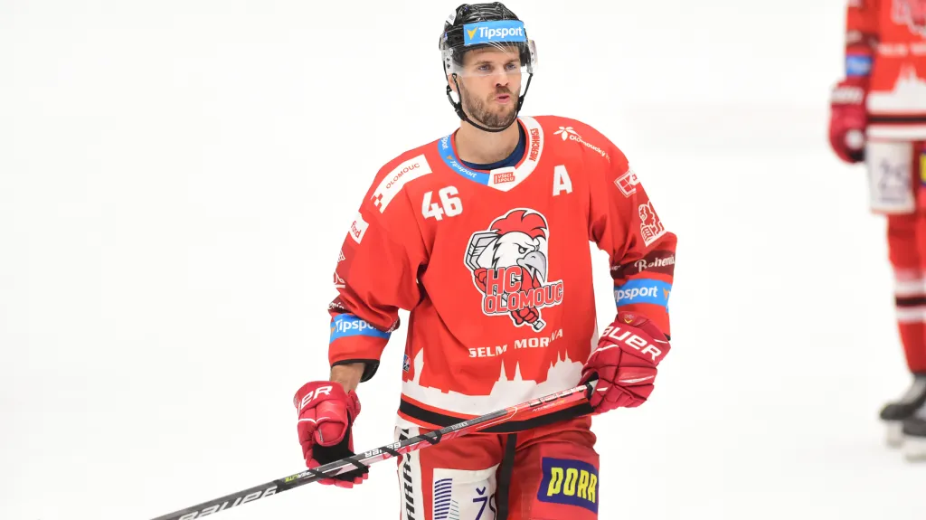 David Krejčí v dresu Olomouce