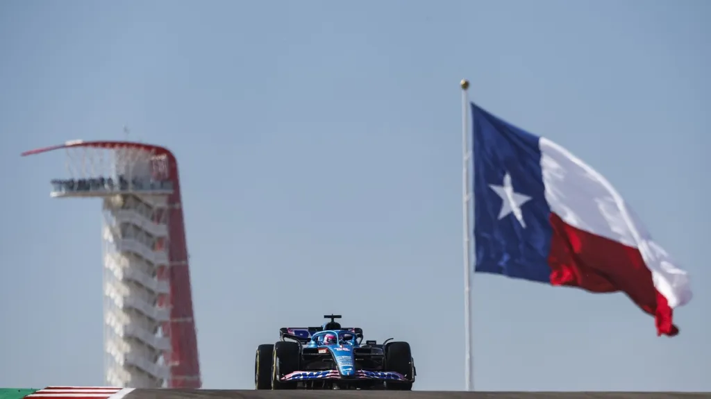 Fernando Alonso během Velké ceny USA