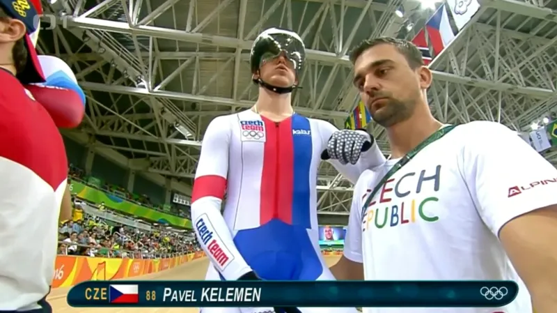 Dráhař Kelemen nezvládl opravu 1. kola keirinu a v Riu končí