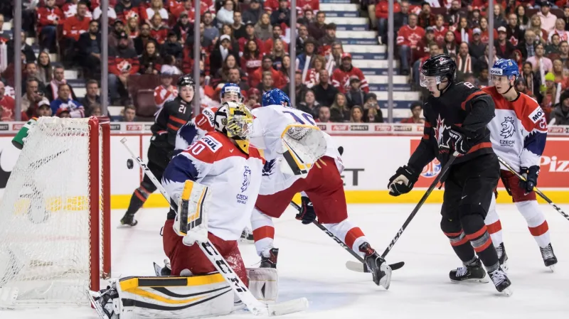 Sestřih utkání Kanada U20 – Česko U20