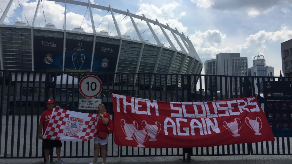 Fanoušci Liverpoolu jsou již v Kyjevě