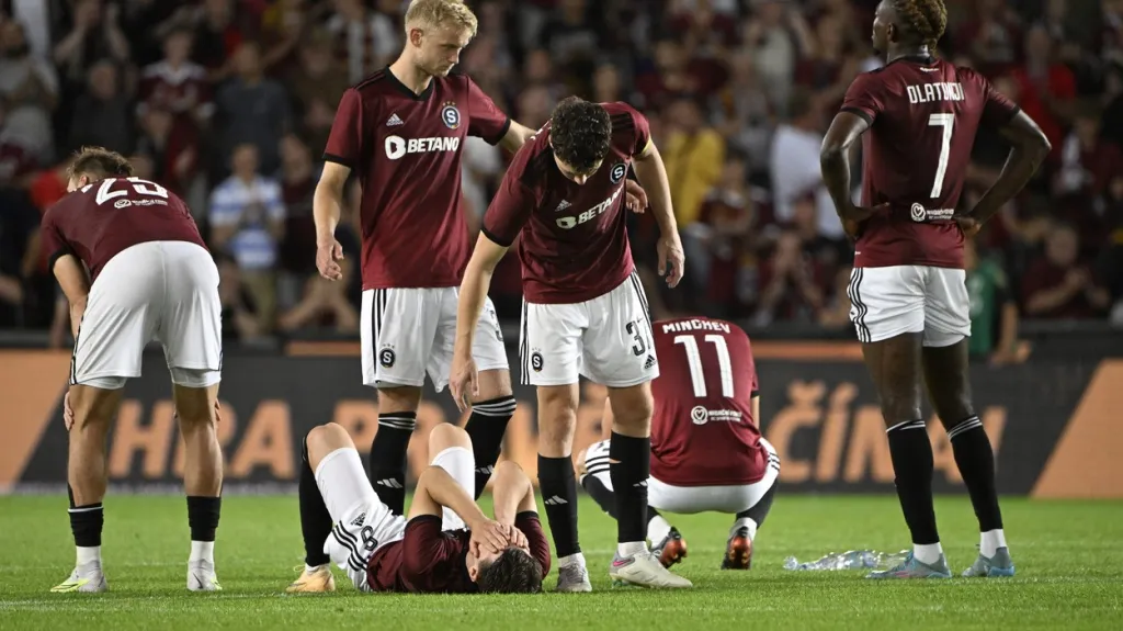 Zklamaní hráči Sparty