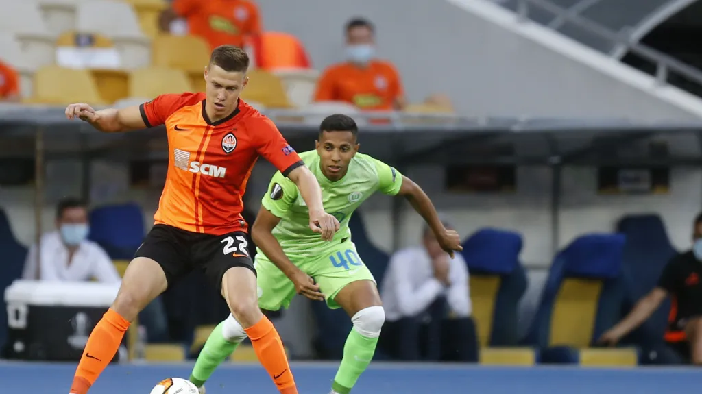 Utkání Šachťar Doněck - Wolfsburg