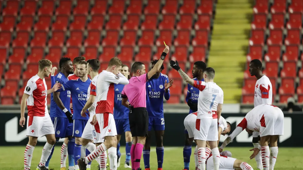 Utkání Slavia Praha - Leicester
